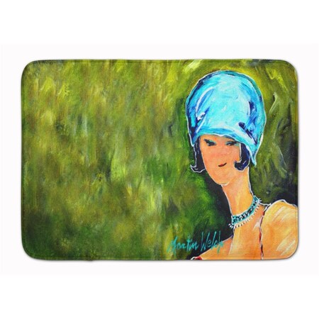 Carolines Treasures Young Voncile Still in High School Machine Washable Memory Foam Mat MW1237RUG